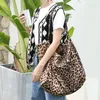 Bolsos de noche literatura de ocio japonesa lienzo insps leopardo frannelette impreso red red rojo retro one hombro mujer