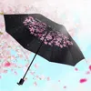 Parapluies Hommes Femmes Soleil Pluie Parapluie Protection UV Coupe-Vent Pliant Compact En Plein Air Voyage Parapluies 230314