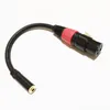 Ses kabloları, mikrofon XLR 3pin dişi - 3,5 mm (1/8 inç) dişi TRS jakı ses dönüştürücü adaptör kablosu yaklaşık 0.2m / 1pcs