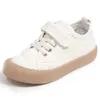 Sapatilhas crianças sapatos de lona jardim de infância bebê macio criança meninas leopardo respirável casual meninos confortável sneaker branco 230313