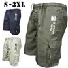 Shorts pour hommes été Cargo mode décontracté multipoches culotte Homme ample Boardshorts homme pantalon 230313