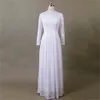 Festklänningar kvinna broderi spets lång klänning sexig snedstreck bröllop fest bär avslappnad a-line vit vintage maxi klänning vestido 230314