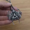 Chains Death's Head Skull Moth Insect Pendant Necklace