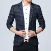 Abiti da uomo Blazer Blazer da uomo Abiti slim fit da uomo Blazer formale da lavoro Giacche da abito da uomo da uomo Moda maschile Plaid Giacca da uomo blazer 230313