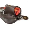 Waist Bags PU 2 In 1 Hunting Catapult Steel Balls Bearings Bag Pouch For Case Holder