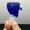 Rauchpfeifen Neue blaue Nase Glaskolben Glasbongs Ölbrenner Glas Wasserpfeife Ölplattformen Rauchplattformen kostenlos