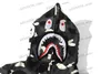 Men's Hoodies Sweatshirts 20SS Shark Head Glow Speckle Camouflage Men and Women Couple Zipper Cardigan Sweater T230314