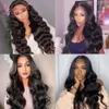 Hair pieces Younsolo Human Bundles With Frontal Body Wave Lace Peruvian Remy Extension 230314