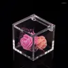 Present Wrap 120st Clamshell Transparent Plastic Box Clear Wedding Candy Unique Decoration Mariage Packing