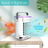 Portable Air Coolers Portable Air Conditioner Mini Fan Cooler Air Cooler USB Air Conditioning 3 Gear Speed Air Cooling Fan Humidifier for Home Office 230314