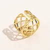 Springtime Fashion Style Pierścienie Kobiety uwielbiają urok biżuterii ślubnej Zapasy 18k złoty platowany miedziany palec regulowany pierścień hurtowy ZG1507
