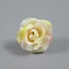 Partihandel 50st Artificial Rose Flower Head Real Touch Faux Flower Rose för bröllopsdekorationskrans Dekorativa blommor