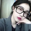 Lunettes de soleil 2023 nouveau Xiaoxiang Ouyang Nana même lentille plate étoile net rouge visage uni peut être assorti avec le cadre de lunettes de myopie degré CH5408