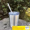 12 oz çocuk tumbler paslanmaz çelik su şişesi çift duvar çocuk bardakları yalıtılmış kahve kupa bira kupa küçük şarap tumbers seyahat kupa