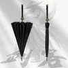 Зонтики 24 кости самурай женский пляжный зонтик мужчины катана портативные большие зонтики Женщины Ветропродажный сад параплан