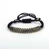 Strand Anil Arjandas MacRame Braiding Armband för kvinnor DIY Weaving Armband Justerbar storlek Tråd med Pave CZ grossist