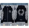 Chromes Mannen Truien Designer Winter Hart Hoodie Ch Jasje Met Capuchon Hoody Mannen Vrouw Hip Hop Chromees Harten 3d57