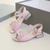 Sneakers Girls Sandals Summer Fashion Kids Beach Shoes Girl Princess Bowknot Children Flats Baby 230313