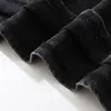 Herr t-shirts hiphop streetwear tvättade svart vanlig t-shirt vintage harajuku t-shirt höst män bomull långärmad tshirt fast färg 230313
