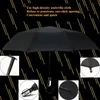 Umbrellas Wind Resistant Three Folding Automatic Umbrella Rain Women Auto Luxury Big Windproof Umbrellas Men Frame Windproof 10K Parasol 230314