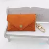 Keychains lanyards unisex designer nyckelpåse mode läder handväska nyckelar mini plånböcker