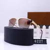 Lunettes de soleil de couple de plage pour hommes et femmes de créateurs 20% de réduction sur les lunettes de mode polarisées carrées externes à l'étranger 6227