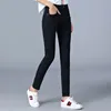 Women's Jeans JEANS WOMAN HIGH WAIST FULL LENGTH ELASTIC MOM SKINNY PENCIL FEMALE DENIM PANTS 100kg 230314