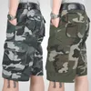 Pantalones cortos para hombres Pantalones cortos de carga de verano para hombres Camuflaje Camuflaje Algodón casual Multibolsillos Bermudas holgadas Ropa de calle HipHop Pantalones cortos de trabajo tácticos militares 230313