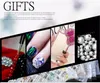 20 färger Crystal Nail Rhinestone 3D Jewelry Glass Diamond Gems Nail Art Decoration Diy Craft Rhinestones 6 Storlek