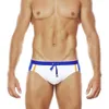 Heren Swimwear Summer Men Swimsuit Nieuwe zwembokser Trunks Sexy lage taille badmode homo man mannelijk bouch strand -briefs slanke surfbord shorts l230314