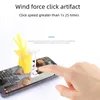 Ny mobiltelefonskärm Auto-Clicker Natural Wind Speed ​​Regulation Mute Simulation Finger Click Device Games Screen Clicker