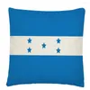 Pillow European Countries Flag Pattern Linen Cover Pillowcase Home Sofa Car Decoration Pillowcase45X45 Cm