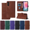 Business Leather Wallet Cases For Samsung A34 A54 5G A04E A24 A04 Core Moto G73 E13 G53 Edge 2023 G Play G72 Card Slot Print Lines Hand Feeling Skin Feel Holder Flip Cover