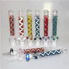 Mini Nectar Bong pipe Hookah Kit Glass Smoking Pipes with 10mm Titanium Tip Nail Oil Rig Concentrate Dab Straw Glass Bong