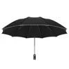 Parasol do automatycznego parasola Xiaomi z latarką kobietę luksusowy biznes wiatroodporodowy parasol mężczyźni deszcz kobiety anty-UV Parasol 230314