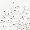 138 tasti/set copritasti bianchi Cherry Profile PBT SYE-SUB copritasti per MX Switche tappi per tastiera da gioco meccanici personalizzati fai-da-te