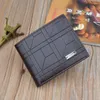 Wallets Men's Short Thin Retro Horizontal Coin Purses Male Trendy Personality Card Holder Clutch Bag Fashion Money Clip