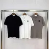 Shirts for Men's T-shirts Summer Fashion Designer Letter Embroidery Shirt Mens Clothing Short Stones Island 888ss 2023