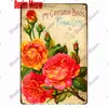Fleur Rose Vintage Tin Sign My Garden Home Sweet Home Signe Plaque Décorative Jardin Salon Club Décor Décoration Murale 30X20cm W03