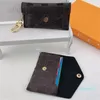 Keychains lanyards unisex Designer Key Pouch Fashion lederen portemonnee Mini Wallets