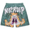 Männer Shorts Hip Hop Anime Graffiti Print Strand Harajuku Streetwear Lustige Halb Rock Dance Sport Jogger Männer Hosen 230313