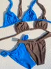 Maillots de bain pour femmes Zrtak dentelle Bikinis Sexy String maillot de bain longue sangle maillots de bain femmes maillot de bain été maillots de bain imprimer bandage Bikini ensemble 2022