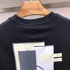 DUYOU T-shirt surdimensionné avec des lettres de lavage en jersey vintage T-shirt 100% coton Hommes Casuals T-shirts de base Femmes Qualité Tops classiques DY9019