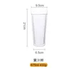 Canecas Double Wall Glass Coffee Cop Big Bubble Tea Travel Camping Milk Caneca XXL Funni Gift Tazzine Da Caffe Drinkware