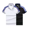 camisetas de grife Camisa polo Camisa de grife masculina T-shirt de verão streetwear manga curta camisas azuis 100 algodão camisa curtaAlta qualidade casual versátil masculino top XXXL #H1132