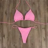 Kvinnors badkläder Ny Bikini Swimsuit Super Seaside Resort Women's Summer Wind Hot Spring Swimsuit Big Breasts Small Chest Exposed