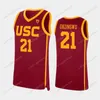 NCAA USC Trojans College Basketball Jersey Malik Thomas Kijani Wright Tre White Oziyah Sellers Drew Peterson Iaroslav Niagu Joshua Morgan Johnson Iwuchukwu Ellis