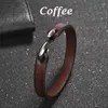 Charm Bracelets Men Bracelet Genuine Leather Bangle Retro Cuff Classic Hooks Wristband Women Jewelry Gifts