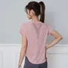 Women's T-Shirt Women Loose Sport Running T-shirts Breathable Mesh Gym Yoga Shirts Short Sleeve Fitness Training Workout Sportswear Top 230314