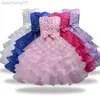 Abiti da ragazza Bambini Principessa Ragazza Abito per Matrimonio Festa di compleanno Boutique Fiore Tutu Ragazza Bambini Abiti da ballo per vestiti per ragazze 3-15 anni W0314